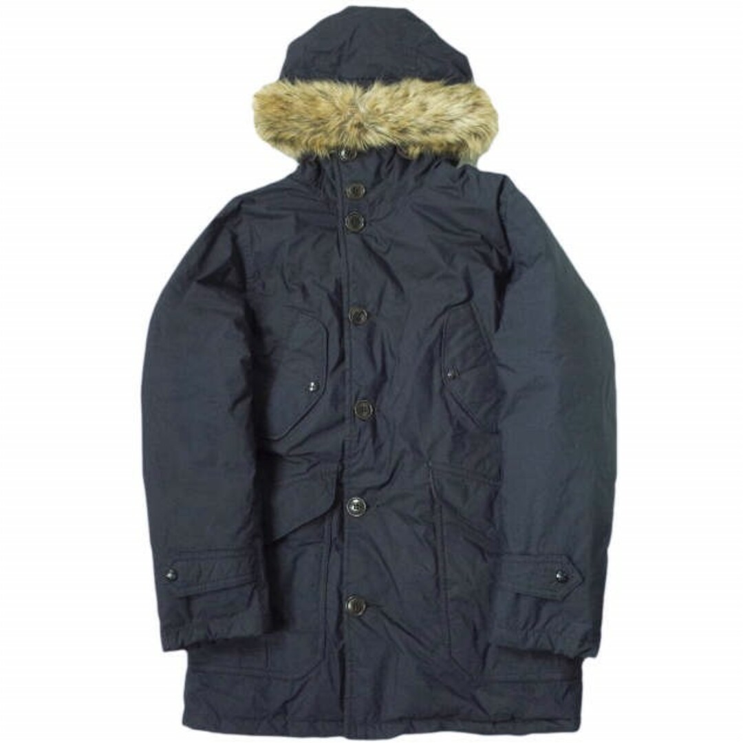 RRL(ダブルアールエル)のRRL ダブルアールエル WESTERN COTTON BLEND DOWN PARKA ウエスタンコットンブレンド ダウンパーカー 782611231001 S NAVY Double RL ファー付き ダウンジャケット INDIGO アウター【中古】【RRL】 メンズのジャケット/アウター(ダウンジャケット)の商品写真