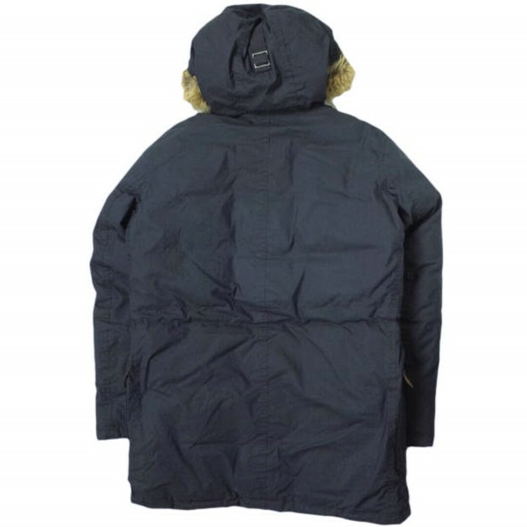 RRL(ダブルアールエル)のRRL ダブルアールエル WESTERN COTTON BLEND DOWN PARKA ウエスタンコットンブレンド ダウンパーカー 782611231001 S NAVY Double RL ファー付き ダウンジャケット INDIGO アウター【中古】【RRL】 メンズのジャケット/アウター(ダウンジャケット)の商品写真