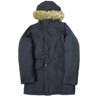 ダブルアールエル(RRL)のRRL ダブルアールエル WESTERN COTTON BLEND DOWN PARKA ウエスタンコットンブレンド ダウンパーカー 782611231001 S NAVY Double RL ファー付き ダウンジャケット INDIGO アウター【中古】【RRL】(ダウンジャケット)