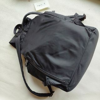 agnes b. - 【美品】アニエスベーボヤージュ ロゴ ナイロン レザー