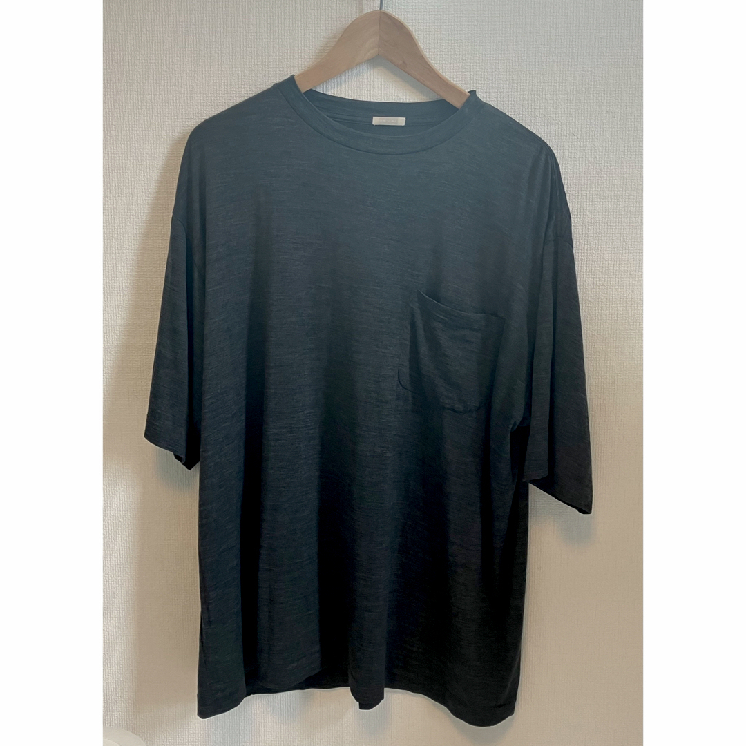 COMOLI(コモリ)のコモリ　comoli ウール天竺　tシャツ　3 メンズのトップス(Tシャツ/カットソー(半袖/袖なし))の商品写真