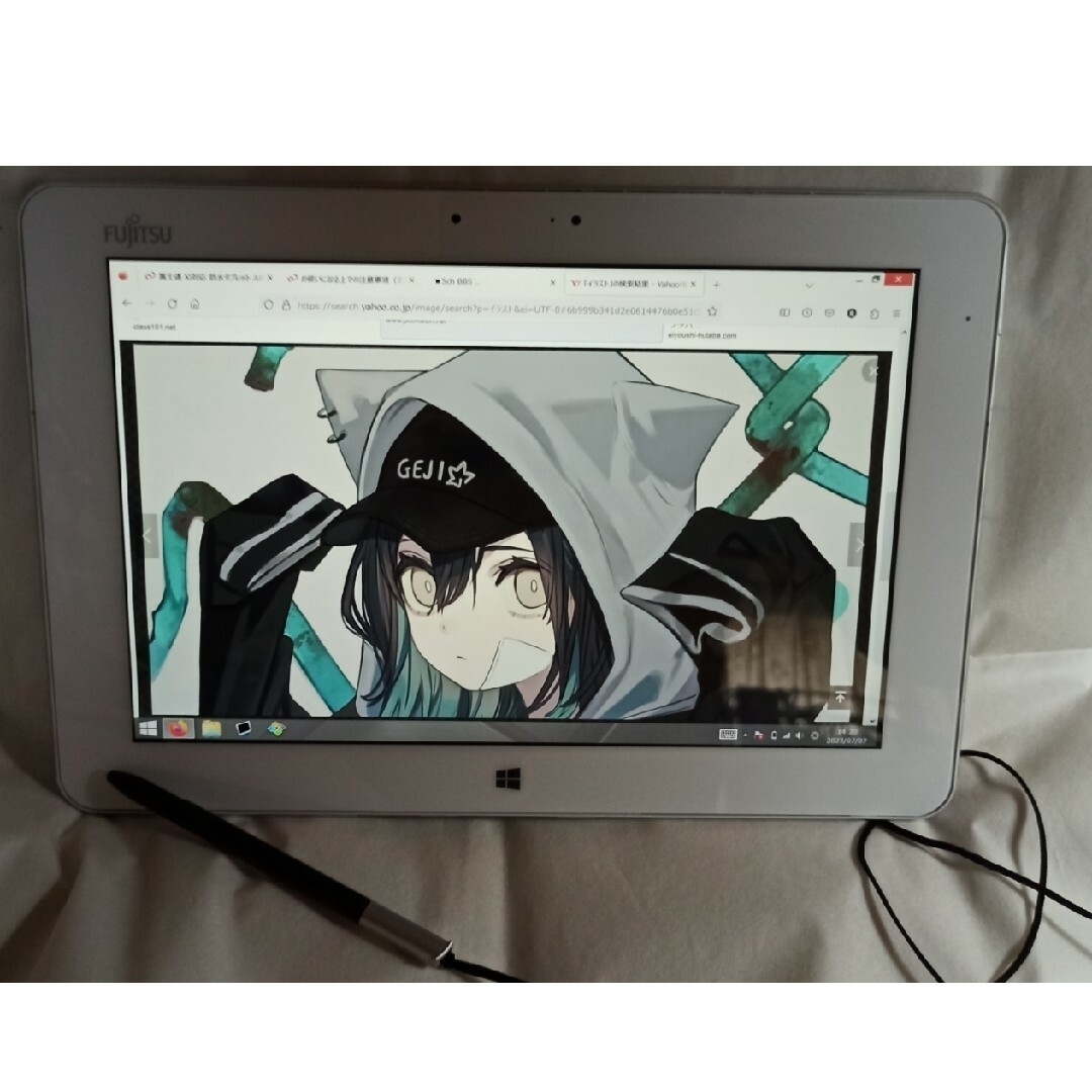 美品 富士通 防水タブレット PC 10.1インチ(2560×1600) - タブレット