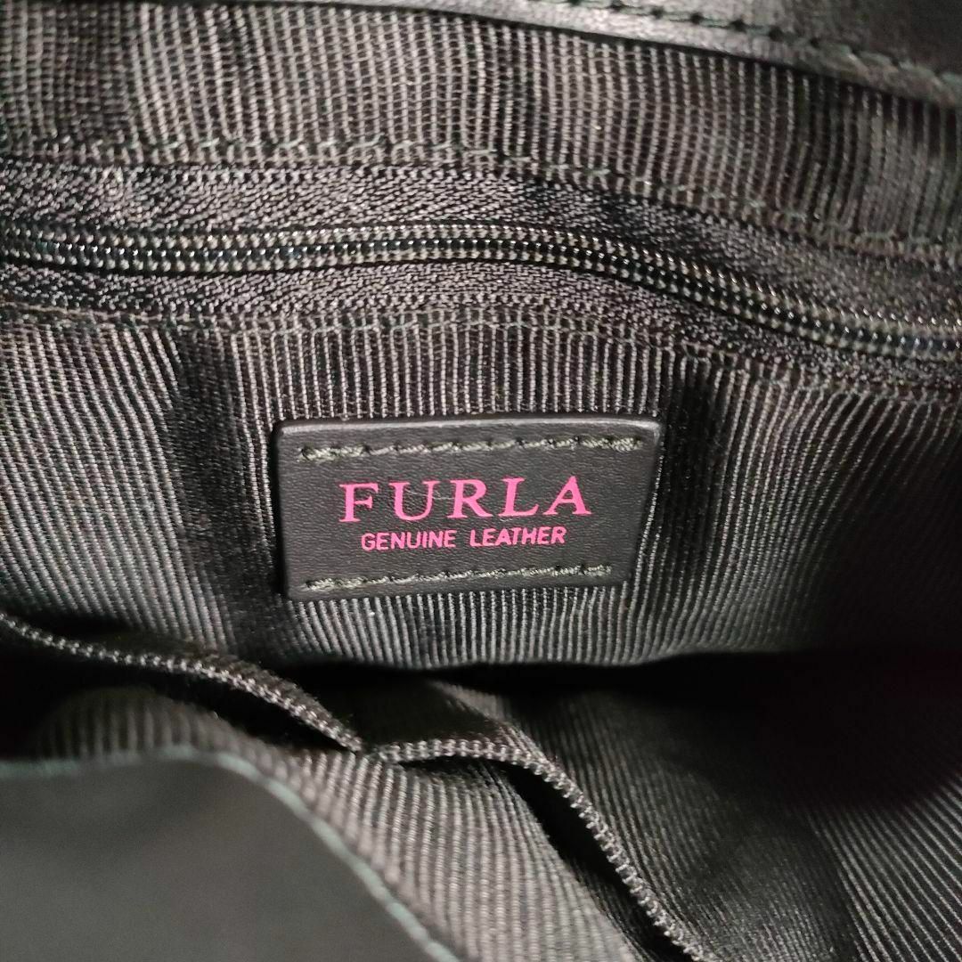 未使用 FURLA フルラ 2way ハンドバッグ ショルダーバッグ ブラック