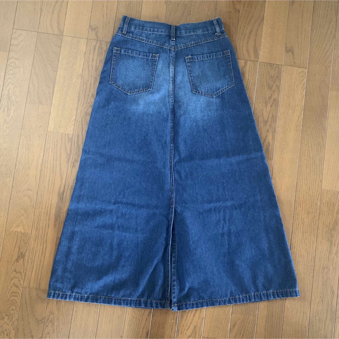 GU(ジーユー)のデニムロングスカート レディースのスカート(ロングスカート)の商品写真