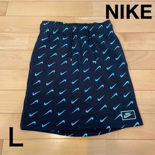 ナイキ(NIKE)の【新品未使用】NIKE ナイキ　スカート　ブラック　Ｌサイズ(ひざ丈スカート)