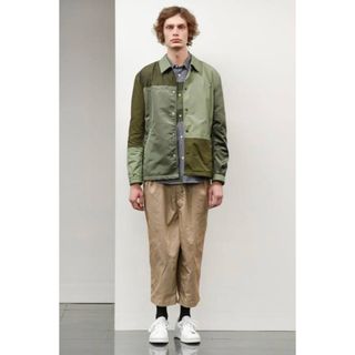 コムデギャルソンオム(COMME des GARCONS HOMME)の新品未使用★ CDG HOMME コムデギャルソンオム多素材MIXコーチJK(その他)