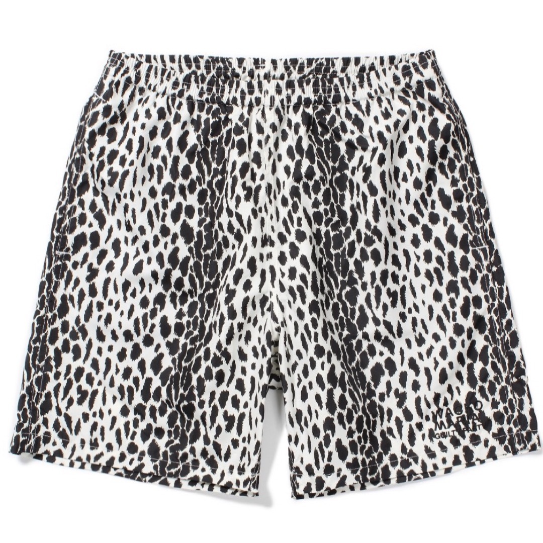 WACKO MARIA LEOPARD BOARD SHORTS M | www.innoveering.net