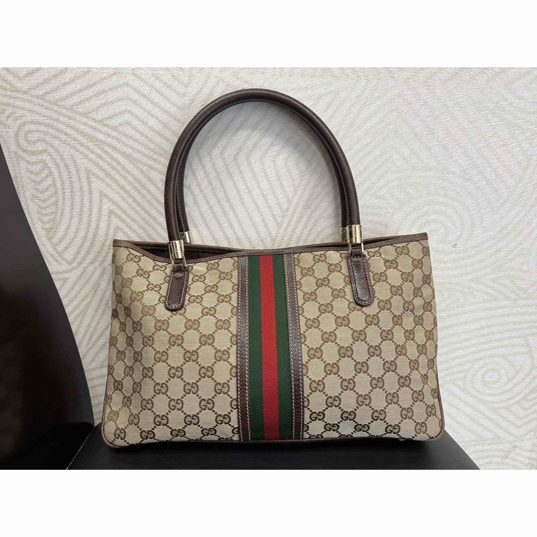 ☆グッチ☆GGキャンバス☆トートバッグ☆ショルダー☆シェリーライン