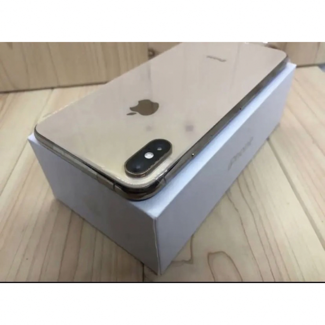 【新品】iPhone Xs Maxゴールド512GB SIMフリー スマホ/家電/カメラのスマートフォン/携帯電話(スマートフォン本体)の商品写真