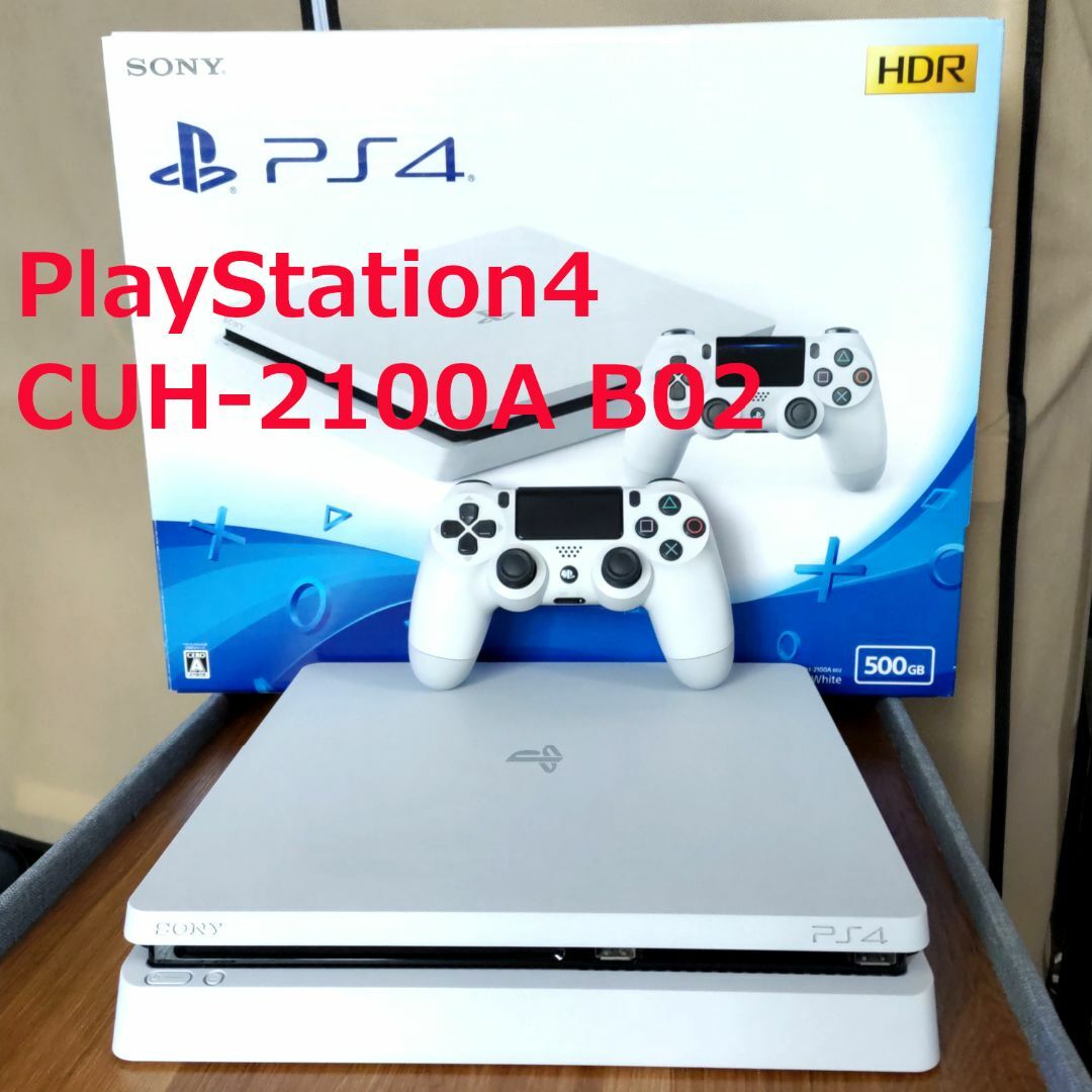 PlayStation4(プレイステーション4)のSONY PlayStation4 CUH-2100A B02 エンタメ/ホビーのゲームソフト/ゲーム機本体(家庭用ゲーム機本体)の商品写真