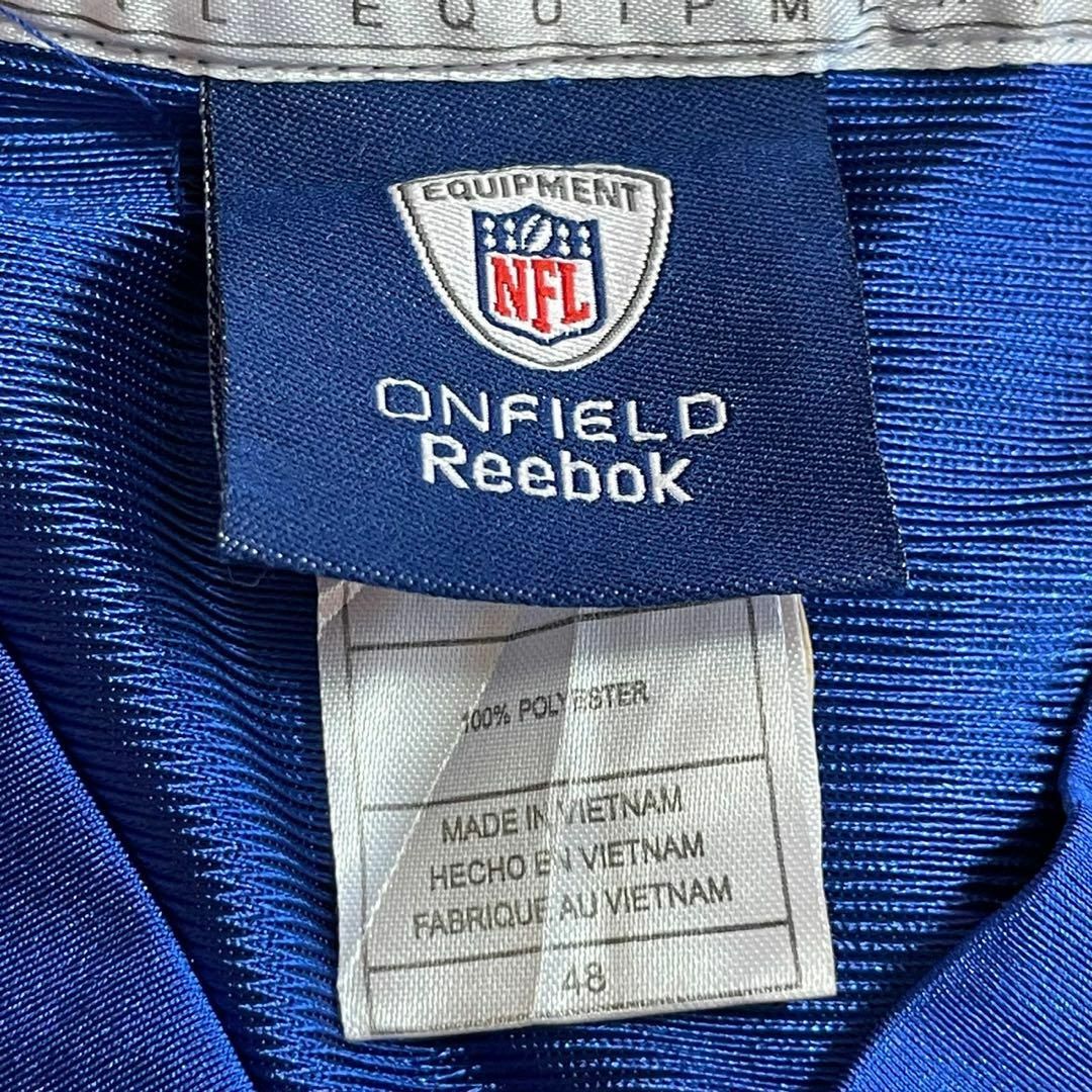 Reebok リーボック　ゲームシャツ　NFL/インディアナ・コルツ　ブルー48