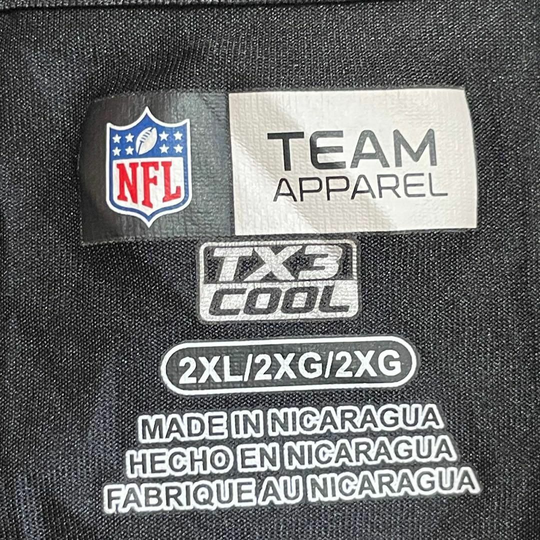 NFL ピッツバーグ・スティーラーズ　ゲームシャツ　ブラック　2XL