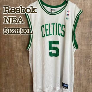 リーボック(Reebok)のReebok リーボック　NBA ボストン・セルティックス　ゲームシャツ　白XL(Tシャツ/カットソー(半袖/袖なし))