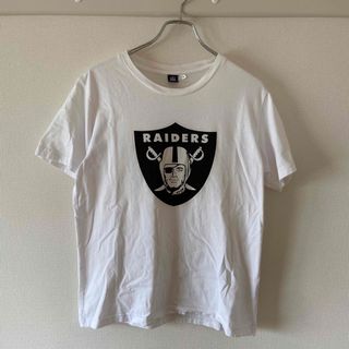 NFL RAIDERS ロゴTシャツ M(Tシャツ/カットソー(半袖/袖なし))