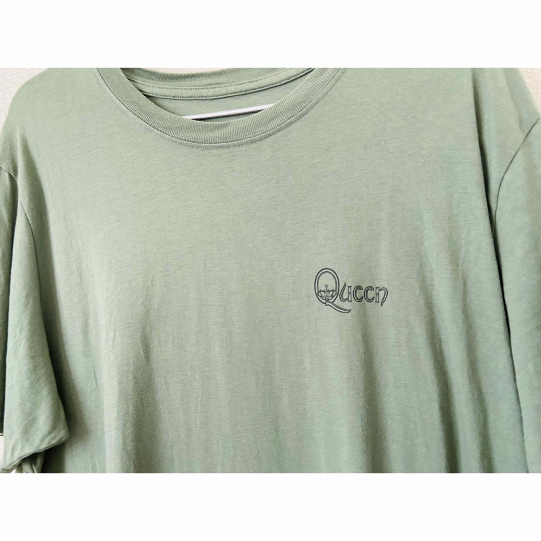 Queen(クイーン)のQUEEN OFFICIAL MERCH Tシャツ カーキ グリーン XL 美品 メンズのトップス(Tシャツ/カットソー(半袖/袖なし))の商品写真