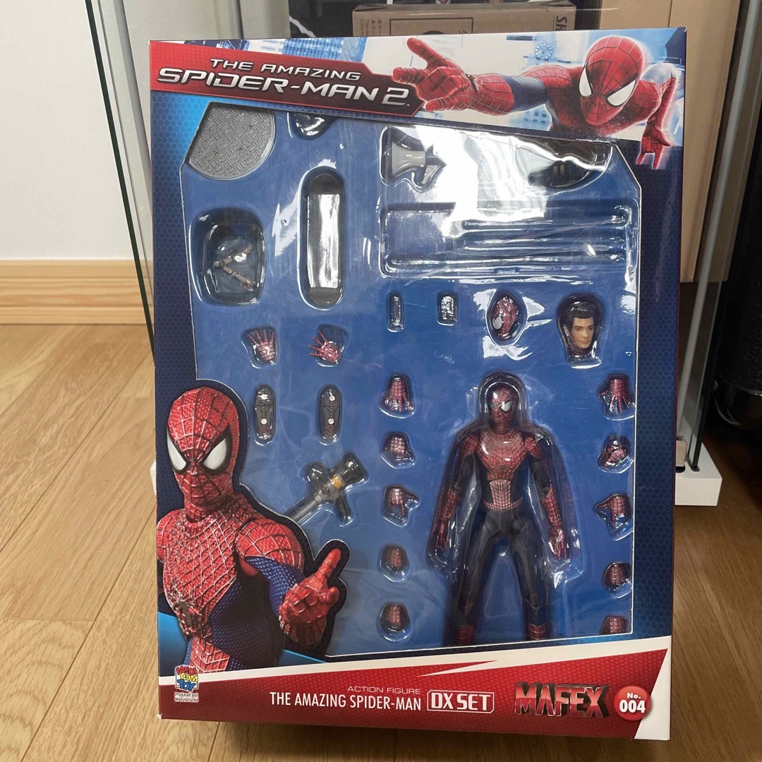 MEDICOM TOY(メディコムトイ)のMAFEX THE AMAZING SPIDER-MAN DX SET エンタメ/ホビーのフィギュア(アメコミ)の商品写真