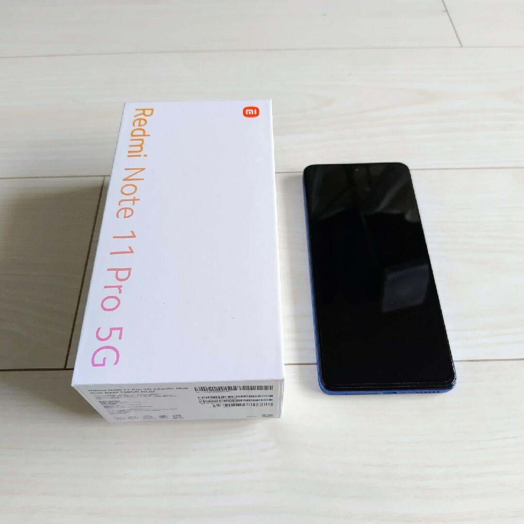 Xiaomi  redmi note11pro5g アトランティックブルー