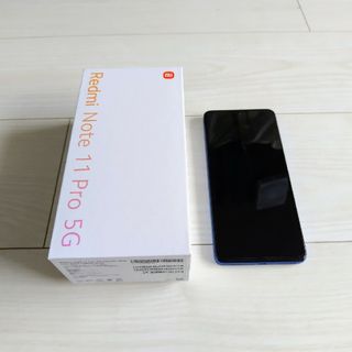 シャオミ(Xiaomi)のXiaomi  redmi note11pro5g アトランティックブルー(スマートフォン本体)