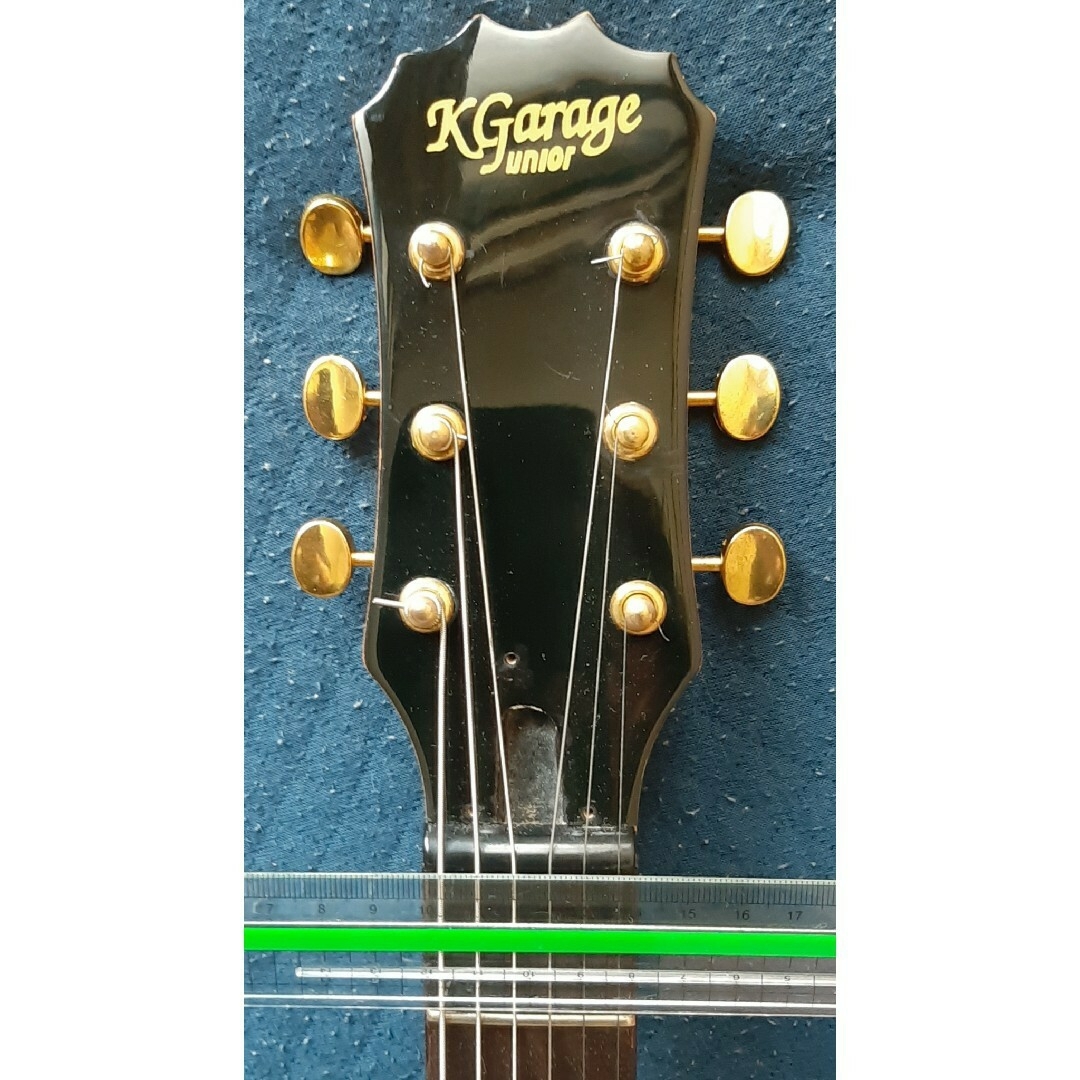 ビギナー大推薦 ネック幅MOD トラベルギター アンプ内蔵 良鳴調整済 ショート