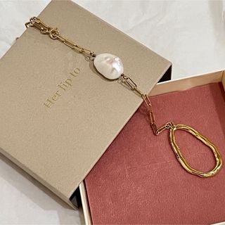 ハーリップトゥ(Her lip to)の【herlipto】Long Gold Charm Necklace ネックレス(ネックレス)