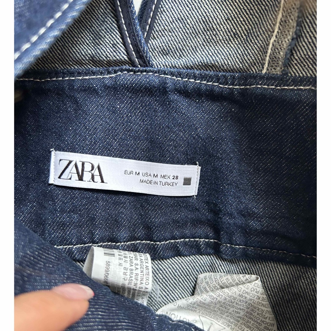 ZARA(ザラ)のZARA★デニムジャンバースカート レディースのワンピース(ロングワンピース/マキシワンピース)の商品写真