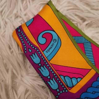 Hermes - 074未使用 エルメス スカーフ カレ リボン ツイリー シルクの