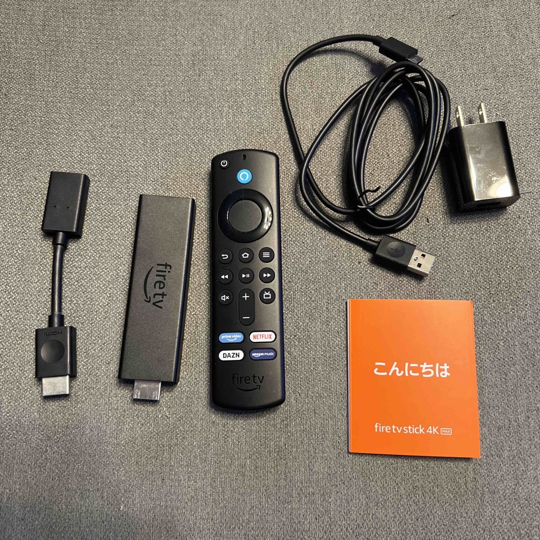 Amazon(アマゾン)のfire tv stick 4K MAX Amazon ほぼ未使用 スマホ/家電/カメラのテレビ/映像機器(その他)の商品写真