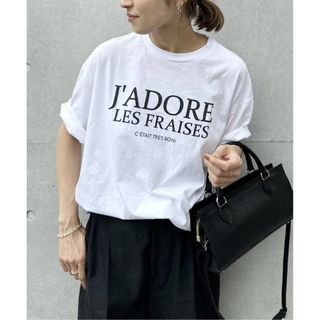 フレームワーク(FRAMeWORK)のFRAMeWORK フレンチロゴTシャツ(Tシャツ(半袖/袖なし))