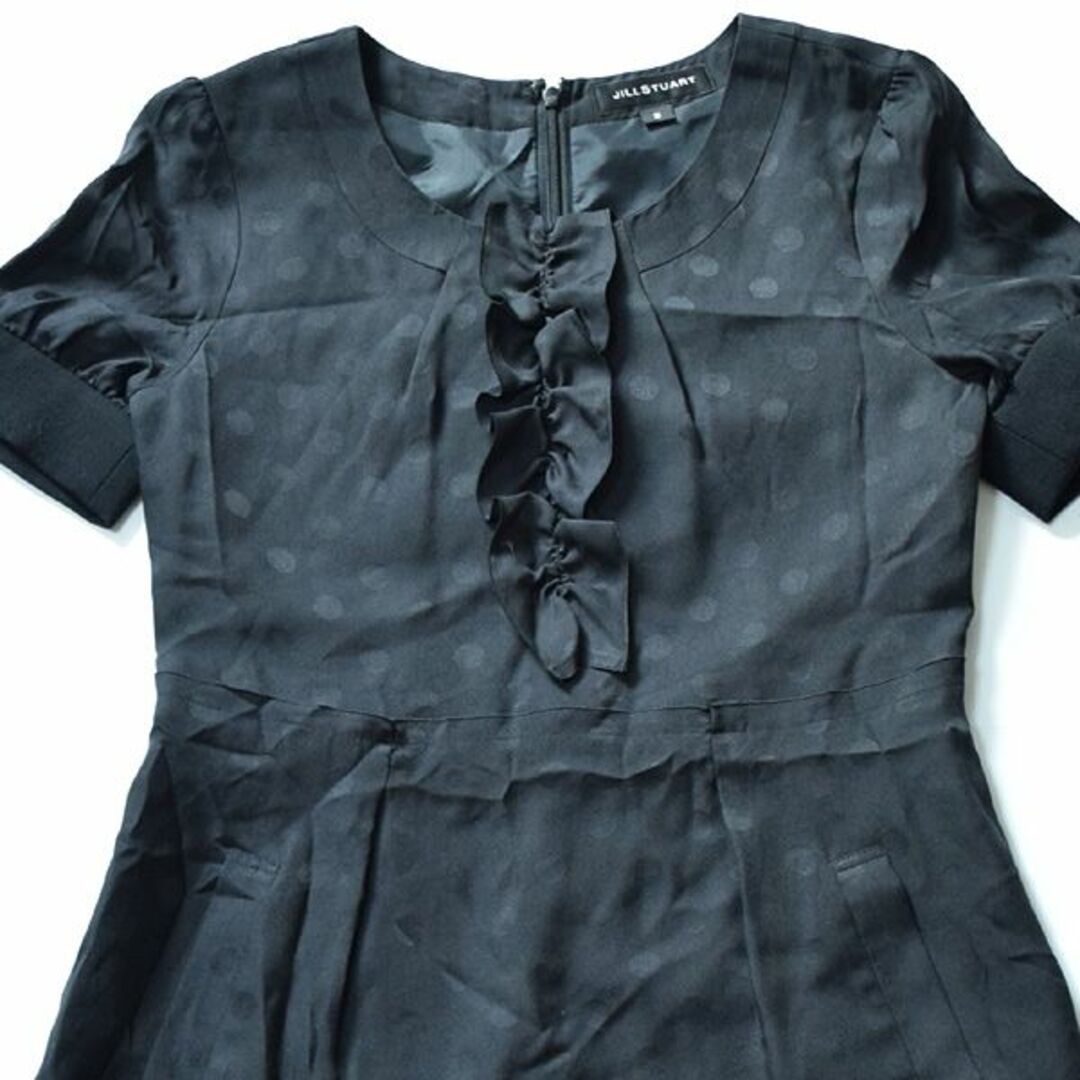 JILLSTUART - ジルスチュアート□美品 シルク100% ドット柄半袖