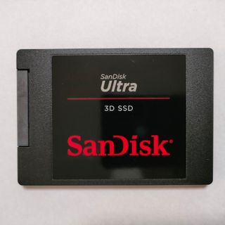 サンディスク(SanDisk)の【新品同様】SanDisk 3D SSD ｿﾘｯﾄﾞｽﾃｰﾄﾄﾞﾗｲﾌﾞ1TB(PC周辺機器)