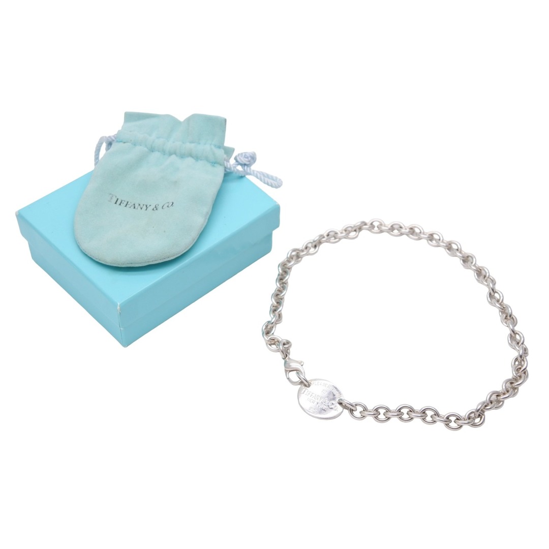 TIFFANY&CO リターントゥティファニー ネックレス ハート オーバルタグ 小物 52.3g シルバー925 美品 51847