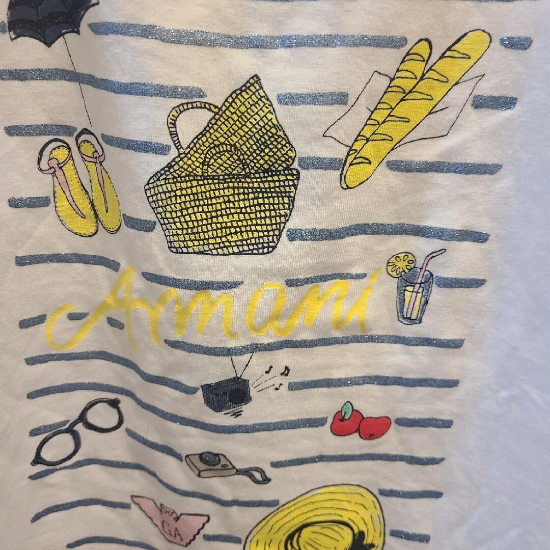 ARMANI JUNIOR(アルマーニ ジュニア)のアルマーニ ジュニア キッズ/ベビー/マタニティのキッズ服女の子用(90cm~)(Tシャツ/カットソー)の商品写真