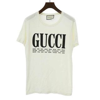 グッチ(Gucci)のGUCCI グッチ シティズロゴプリントTシャツ ホワイト(Tシャツ(半袖/袖なし))