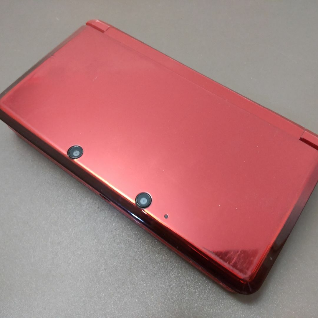 安心の整備済み！◆任天堂3DS 本体◆フレアレッド◆15 2