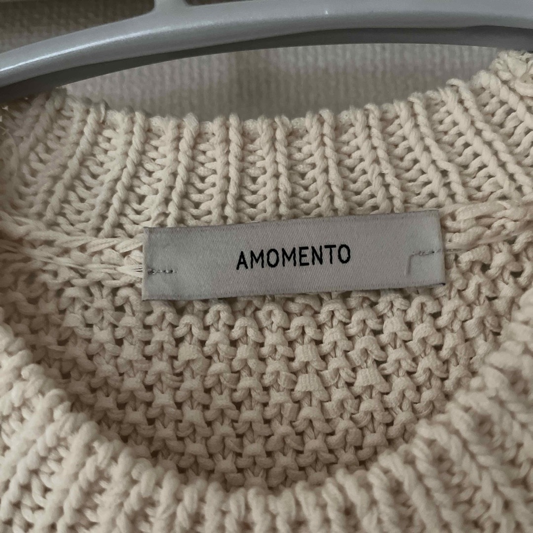 amoment balloon sleeve knit - カットソー(半袖/袖なし)