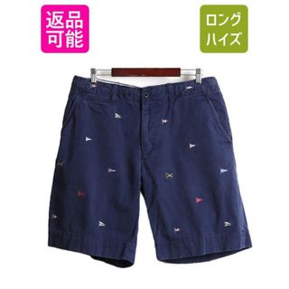 ラルフローレン(Ralph Lauren)のビンテージ加工 ポロ ラルフローレン チノ ショーツ 36 短パン 半パン 総柄(ショートパンツ)