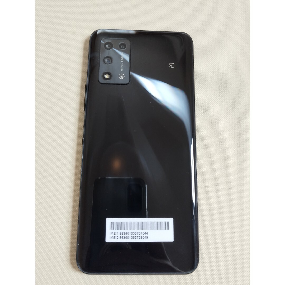 ZTE(ゼットティーイー)のZTE Libero 5G II A103ZT ブラック スマホ/家電/カメラのスマートフォン/携帯電話(スマートフォン本体)の商品写真