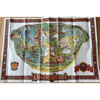 ディズニー(Disney)の●海外ディズニー ビッグ マップ 地図　ポスター(絵画/タペストリー)