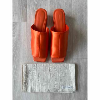 TODAYFUL - トゥデイフル スクエアサテンサンダル 37の通販 by ユリア