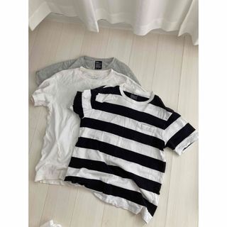 ムジルシリョウヒン(MUJI (無印良品))のTシャツ　3枚セット(Tシャツ/カットソー(半袖/袖なし))