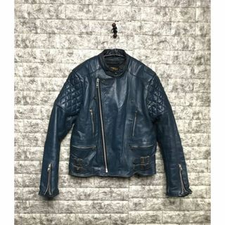 ライダースジャケット(メンズ)(ブルー・ネイビー/青色系)の通販 500