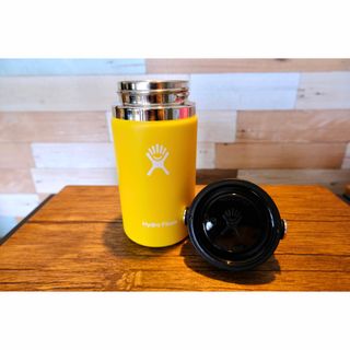 ハイドロフラスク(HydroFlask)の※交渉済商品　ハイドロフロスク イエロー12oz 354ml(日用品/生活雑貨)