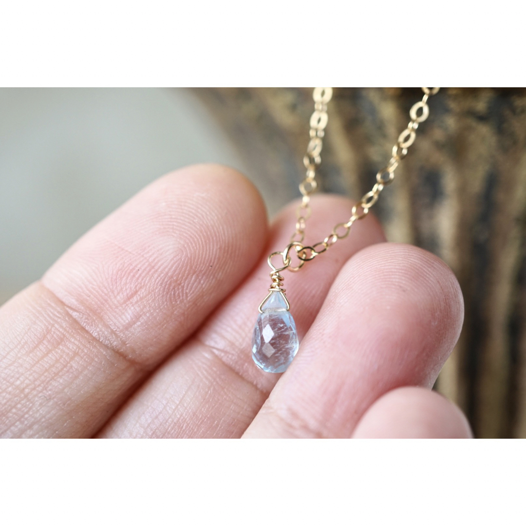 14kgf agate gold necklace 天然石