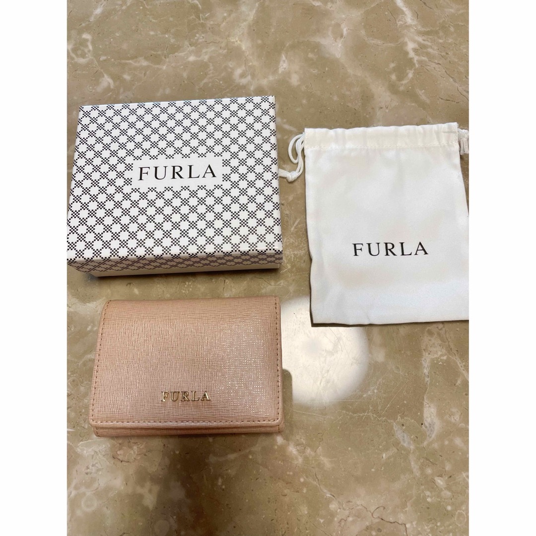 Furla(フルラ)のFURLAミニウォレット⭐︎薄ピンク レディースのファッション小物(財布)の商品写真