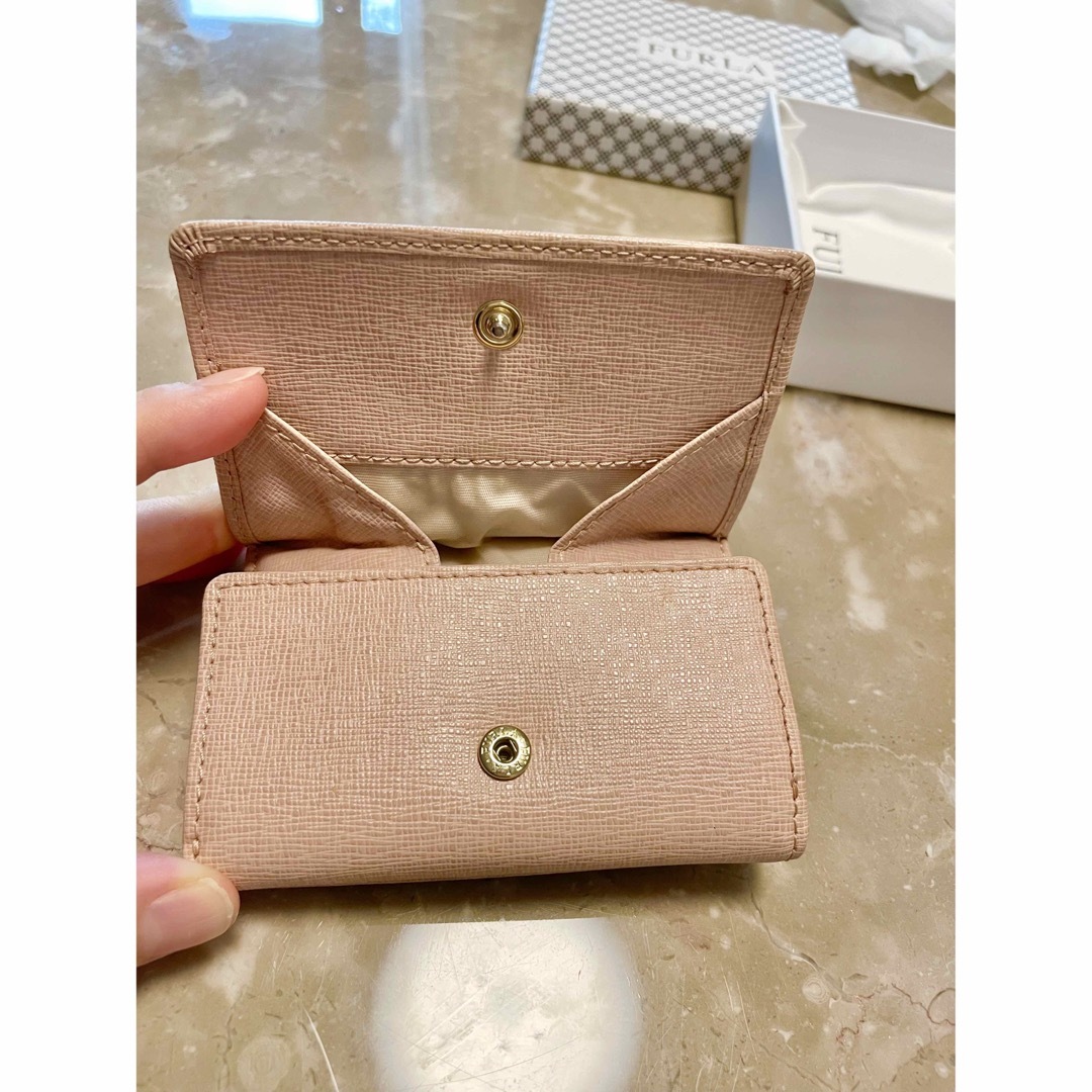 Furla(フルラ)のFURLAミニウォレット⭐︎薄ピンク レディースのファッション小物(財布)の商品写真