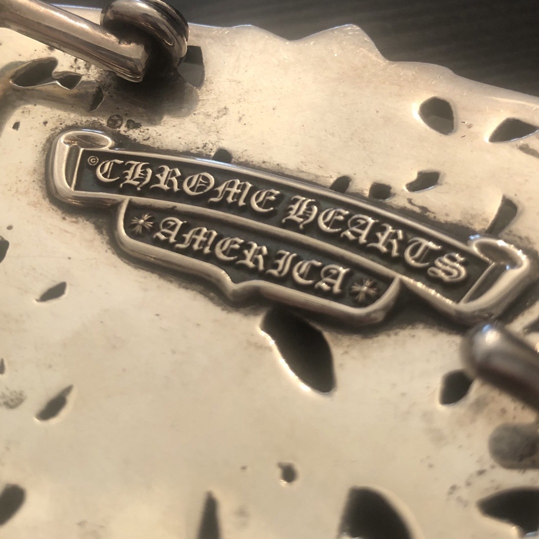Chrome Hearts(クロムハーツ)のCHROME HEARTS クロムハーツ 1.5セメタリー シルバーバックル メンズのアクセサリー(その他)の商品写真