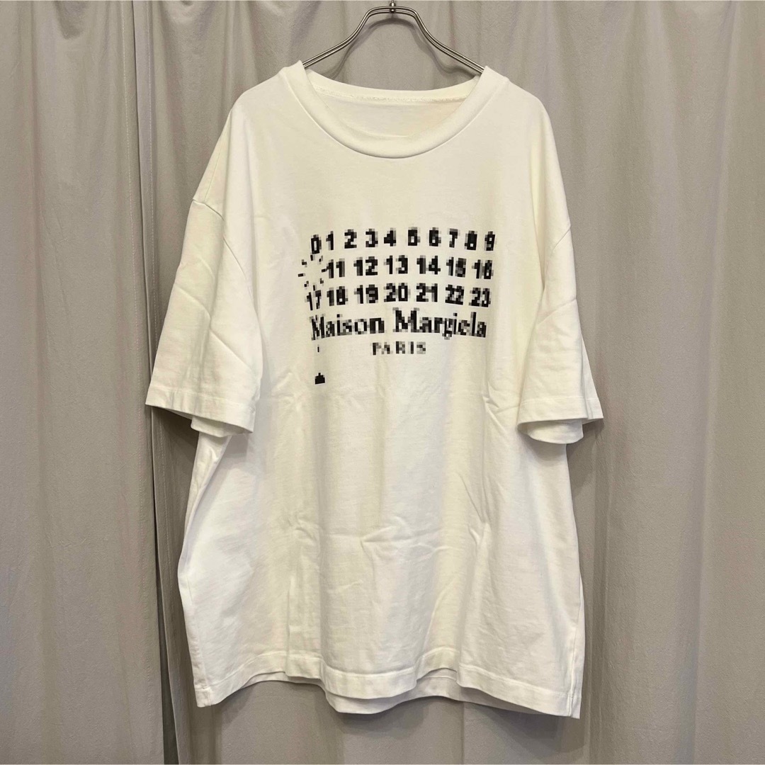 メゾンマルジェラ インベーダーカレンダーロゴプリントTシャツ 52 品