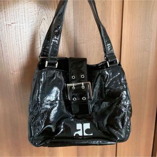 クレージュcourreges エナメルバッグ | www.kinderpartys.at