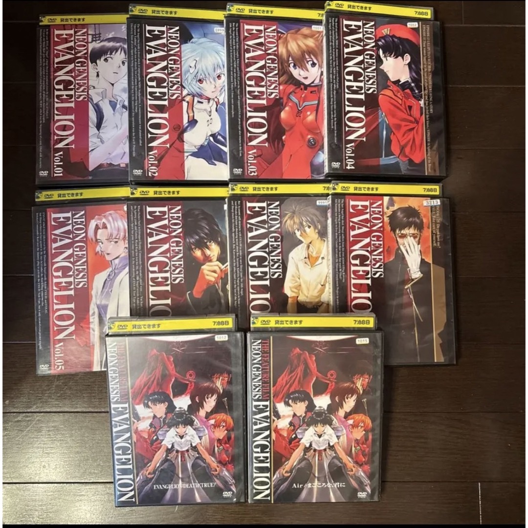 エヴァンゲリオン DVD 1〜8