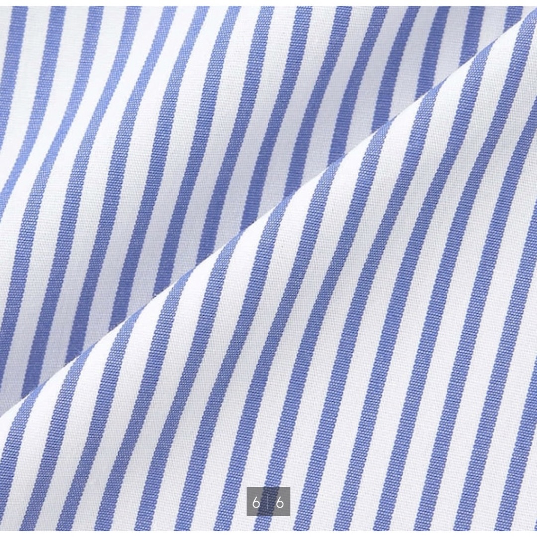 GU(ジーユー)のGU ストライプオーバーサイズシャツ　最終値下げ700円→600円 レディースのトップス(シャツ/ブラウス(長袖/七分))の商品写真